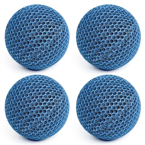 4 Stück Whirlpool Schaum Absorber, Ölabsorbierender Schwamm Abschäumbälle, Hot Tub Scum Absorber, Schwimmender Filter, wiederverwendbarer Spa und Poolreiniger, Whirlpool, Pool Zubehör Reinigung