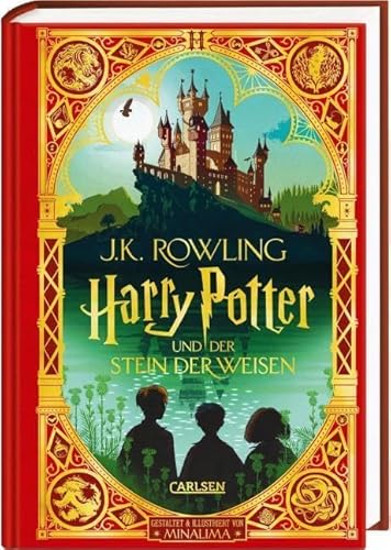 Harry Potter und der Stein der Weisen MinaLima-Edition mit 3D-Papierkunst und Harry Potter Button