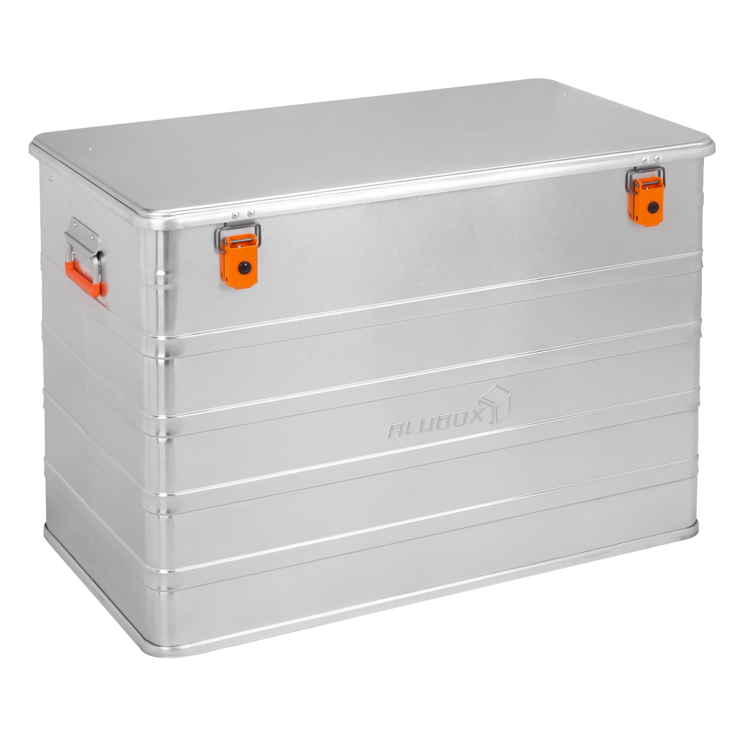 ALUBOX XXL Großvolumen Alukiste C236 Liter - stabile Lagerbox mit Staubschutz