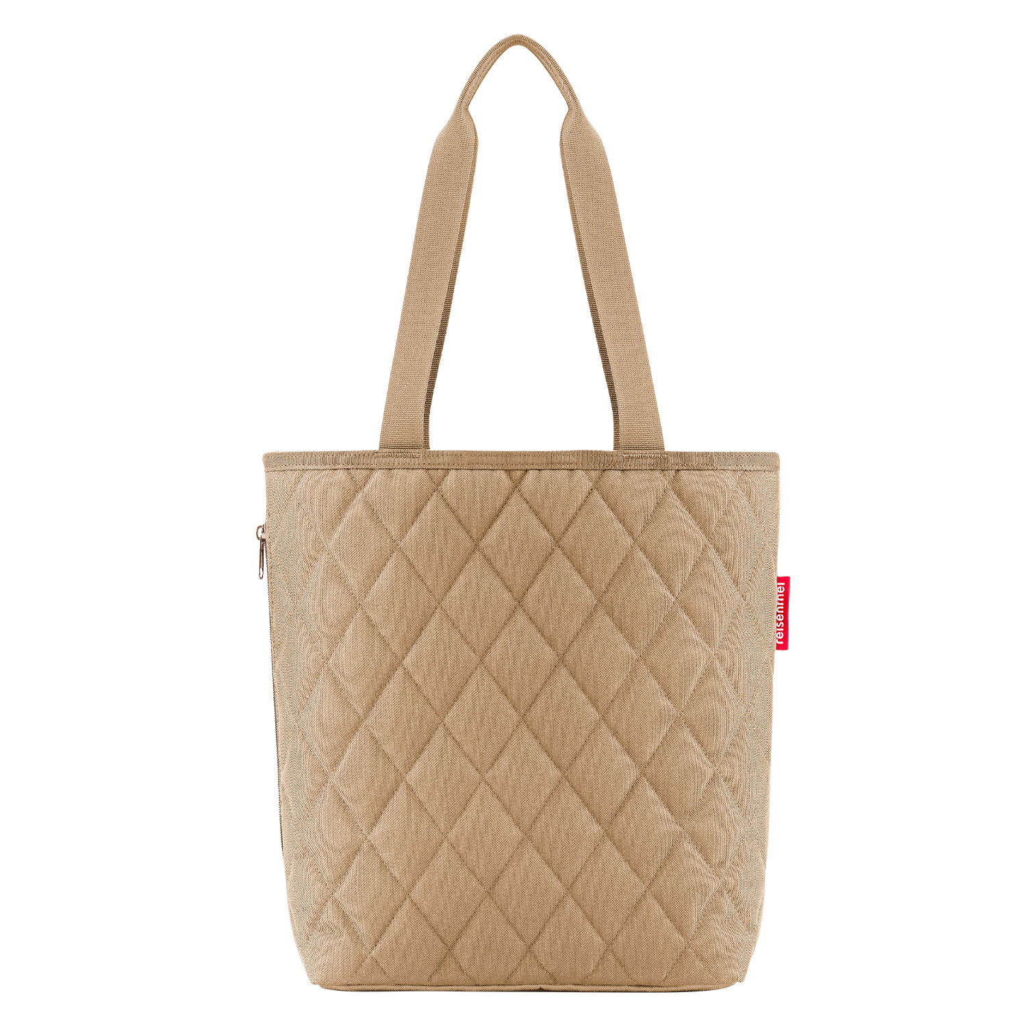 reisenthel Shopper für jeden Tag ✔ classic shopper M rhombus ginger ✔ Einkaufs Tasche✔ Umhängetasche ✔ beige bei reisenthel