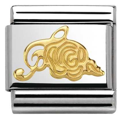 Nomination Anhänger - Composable Classic La Vie en Rose - Rose und Violinschlüssel - 030162/20