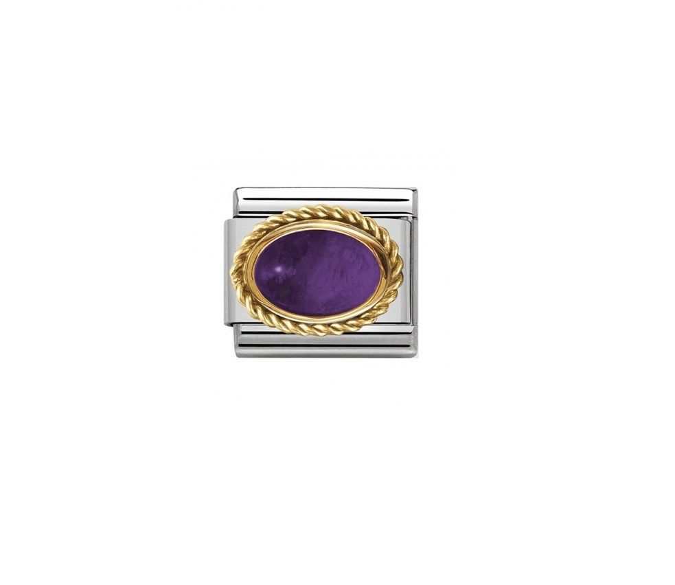 Nomination Classic - Composable Classic - Gold und Amethyst - 030508/02