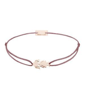 Momentoss Filo Armband - Textil - Rosa Braun - rose vergoldet - Mädchen - 21202010