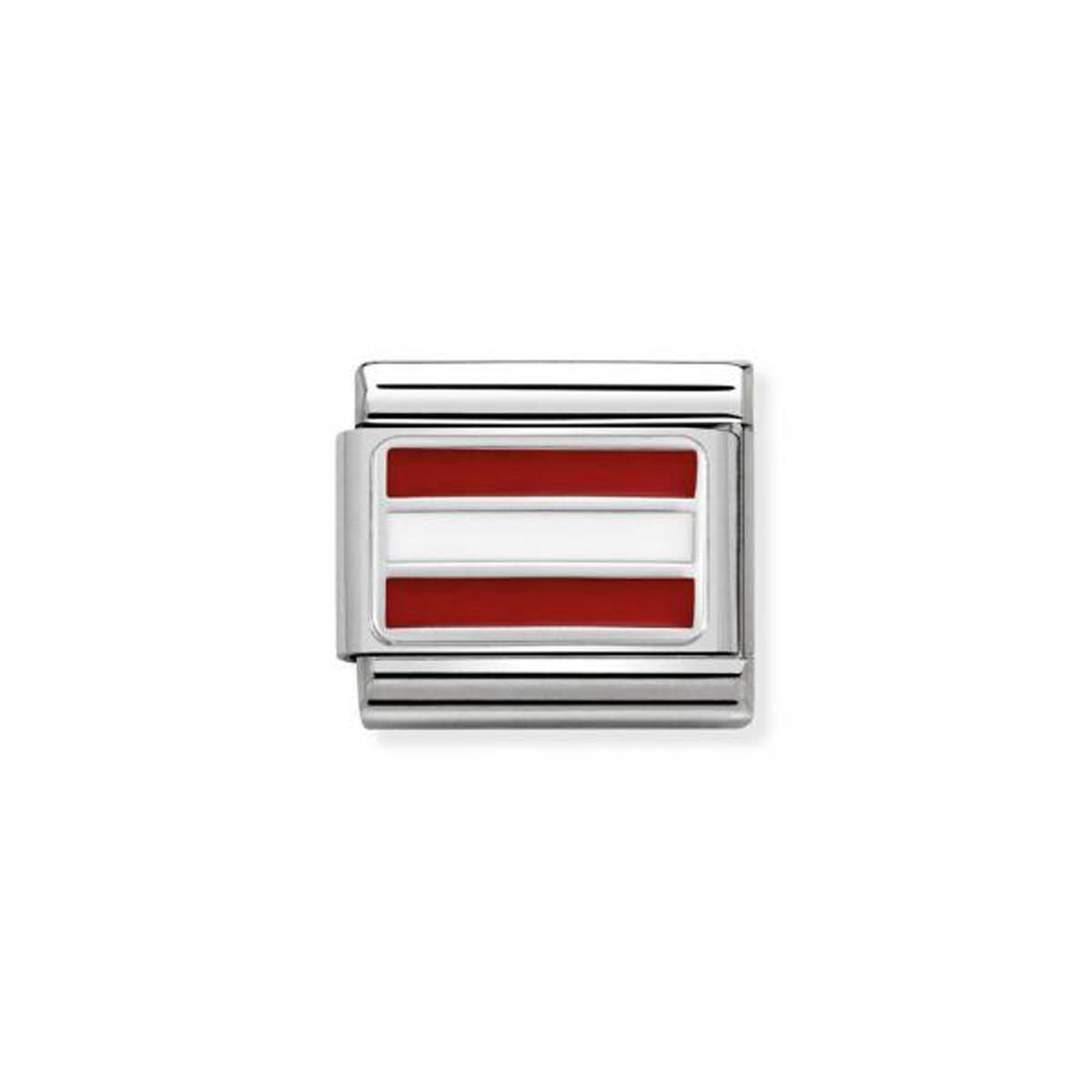 Nomination Charm - Österreich Flagge - 330207/18