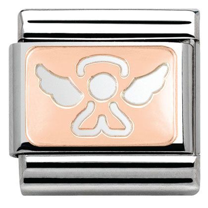 Nomination Classic - Composable Classic - 9k Rosegold - Negativ Engel - 430101/14