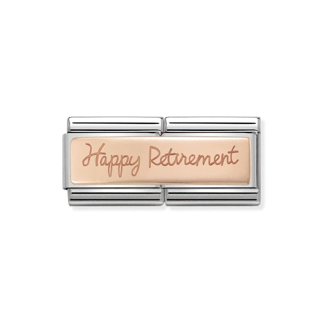 Nomination Classic - Doppel Composable Classic - Happy Retirement - 430710/05