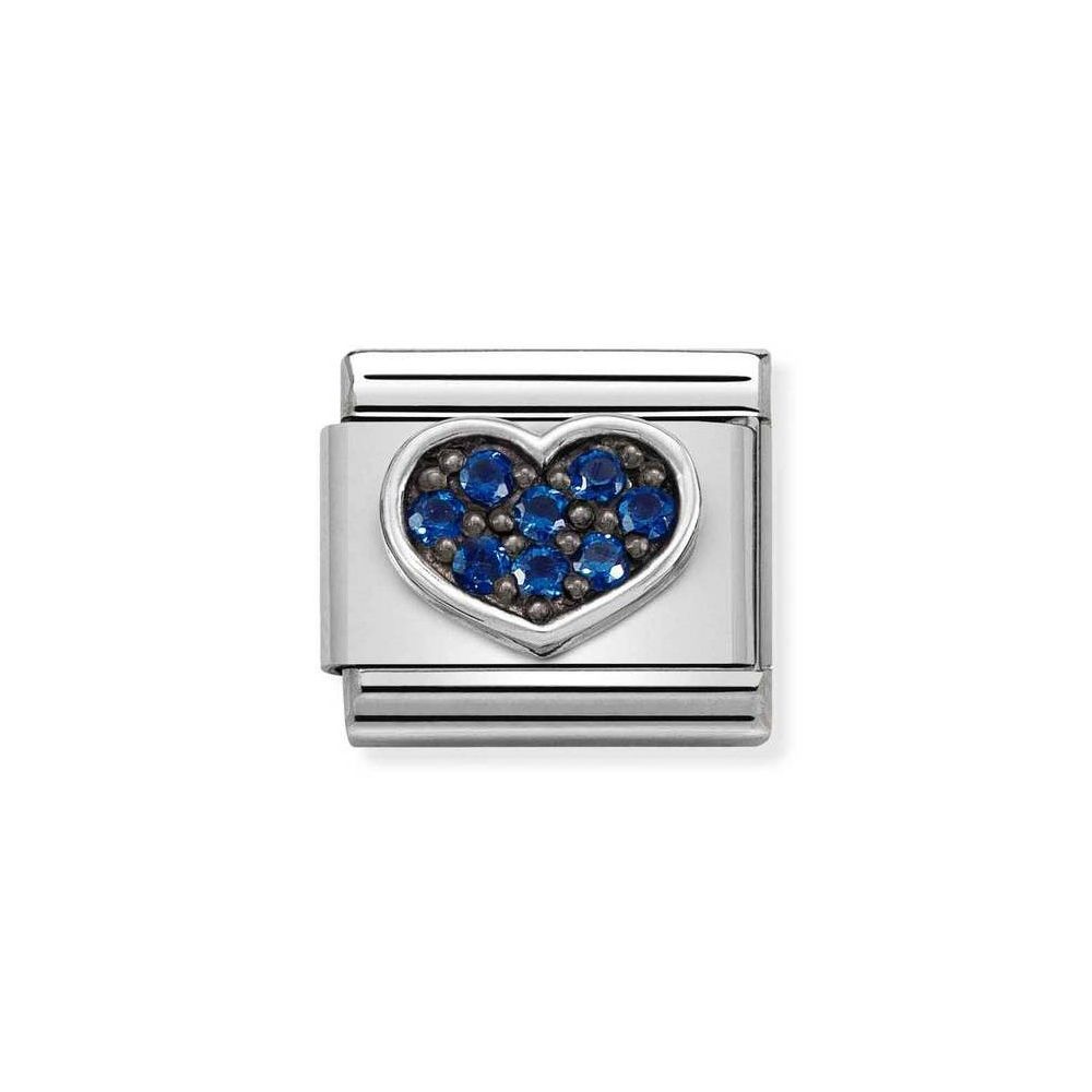 Nomination Classic - Composable Classic - Blue Cubic Heart - 330323/08
