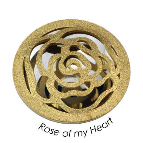 Quoins Anhänger - Rose of my Heart - QMOX-07L-G
