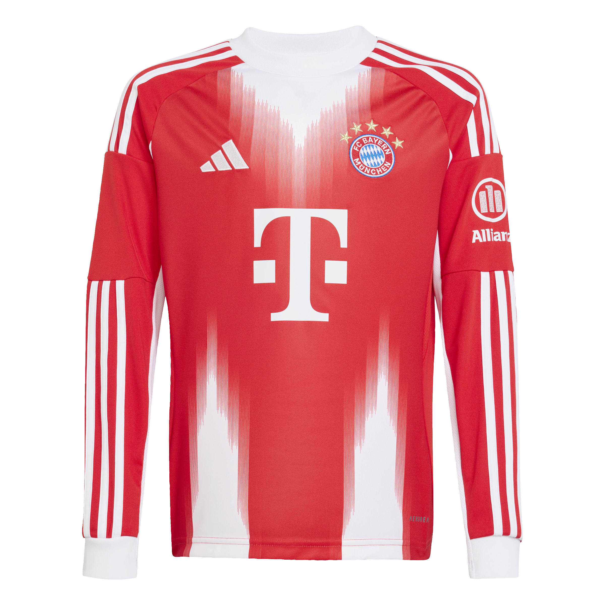 Bayern München Heimausrüstungs-Trikot mit langen Ärmeln für Kinder 2025/26