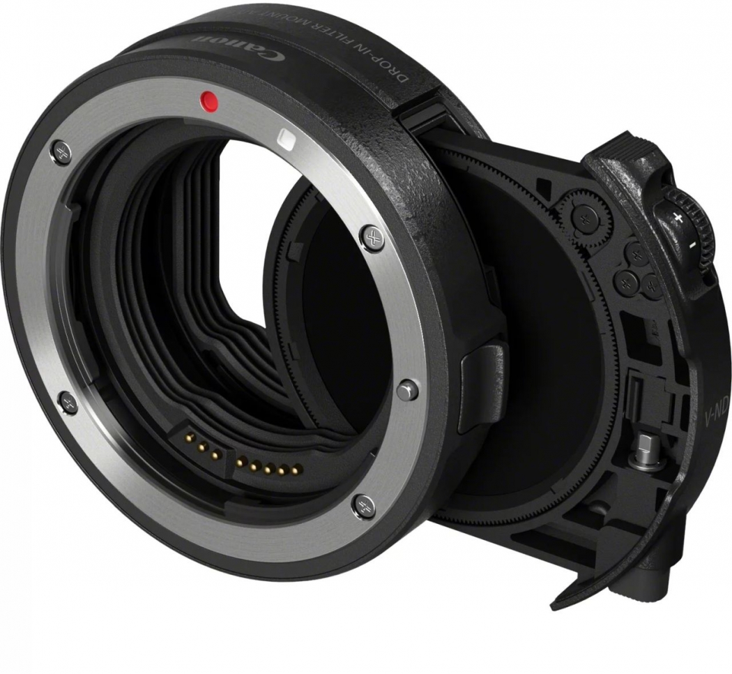 Canon Bajonettadapter EF-EOS R mit Einsteckfilter (V-ND)