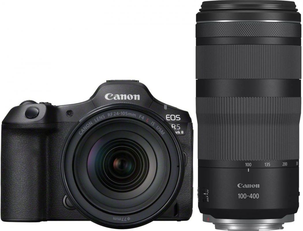 Canon EOS R5 II + RF 24-105mm f4 L IS USM + RF 100-400mm f5,6-8 IS USM - abzgl. 450,00€ Autumn Nature Warenkorb-Aktion