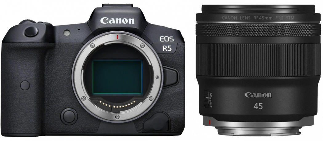 Canon EOS R5 + RF 45mm f1,2 STM