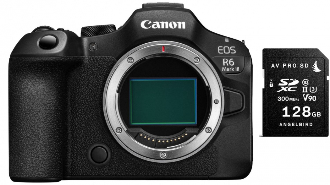 Canon EOS R6 III + Angelbird SDXC 128GB UHS-II V90