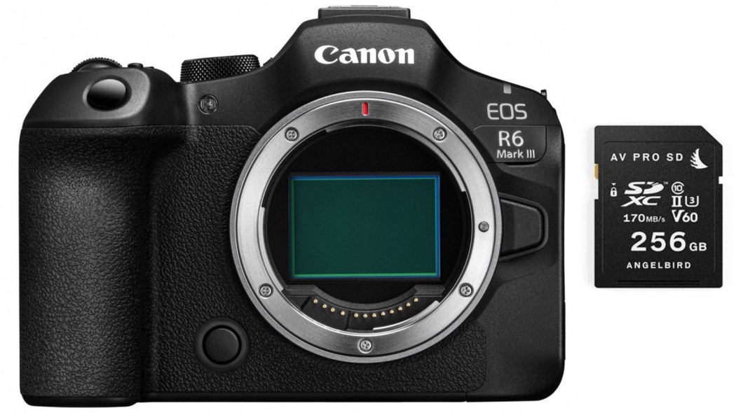Canon EOS R6 III + Angelbird SDXC 256GB UHS-II V60