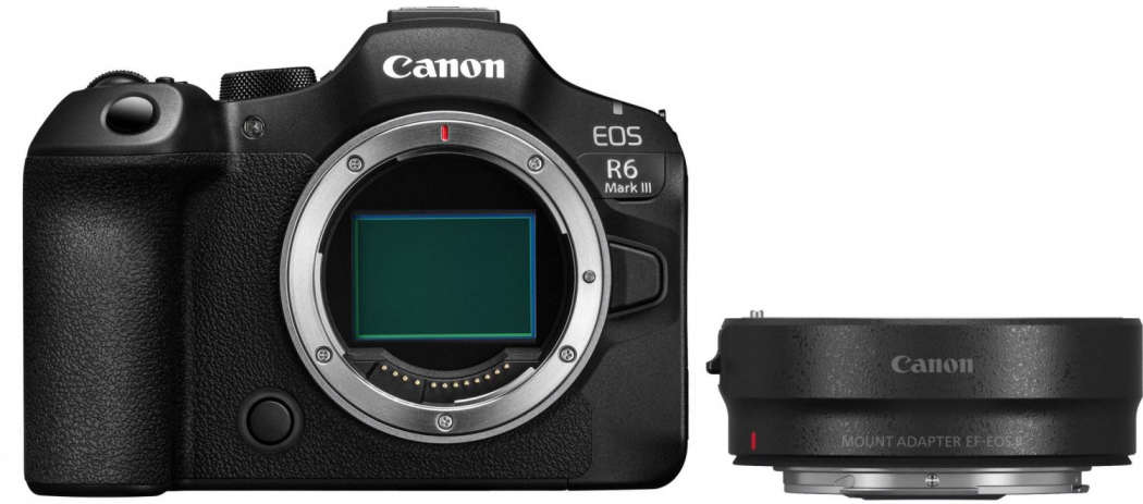 Canon EOS R6 III + EF-EOS R Adapter