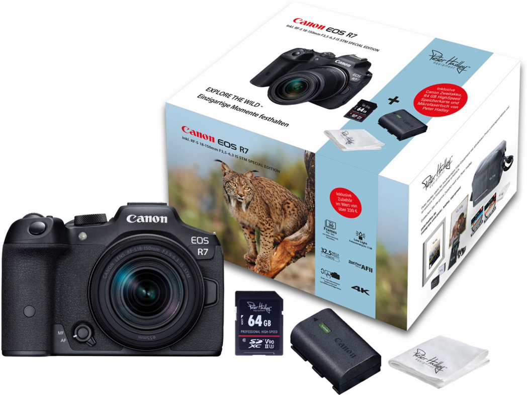 Canon EOS R7 + RF-S 18-150mm Special Edition - abzgl. 200,00€ Autumn Nature Warenkorb-Aktion