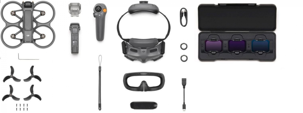 DJI Avata 2 Fly More Combo (Single Battery) + Filter-Set (ND8/16/32)