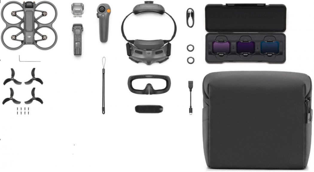 DJI Avata 2 Fly More Combo (Single Battery) + ND-Filterset + Sling Bag