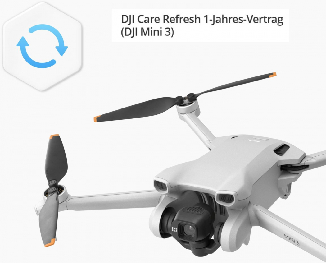 DJI Care Refresh - 1 Jahr (Mini 3) - E-Key