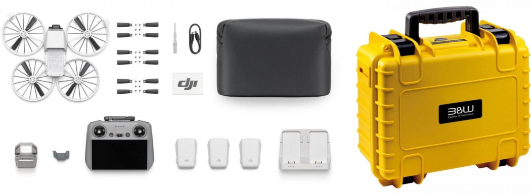 DJI Flip Fly More Combo (Inklus. RC 2) + B&W Case gelb