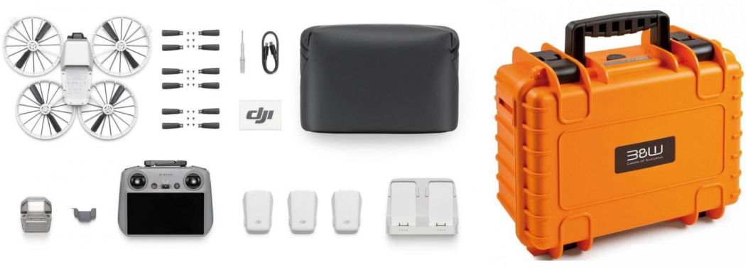 DJI Flip Fly More Combo (Inklus. RC 2) + B&W Case orange - Dealpreis