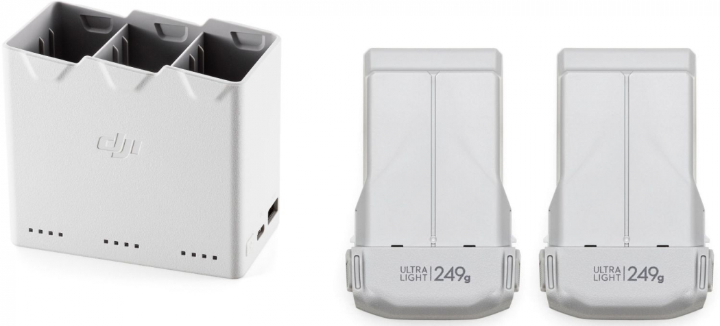 DJI Mini 3/4 Pro Ladestation + 2 x Mini 4 Pro Akku