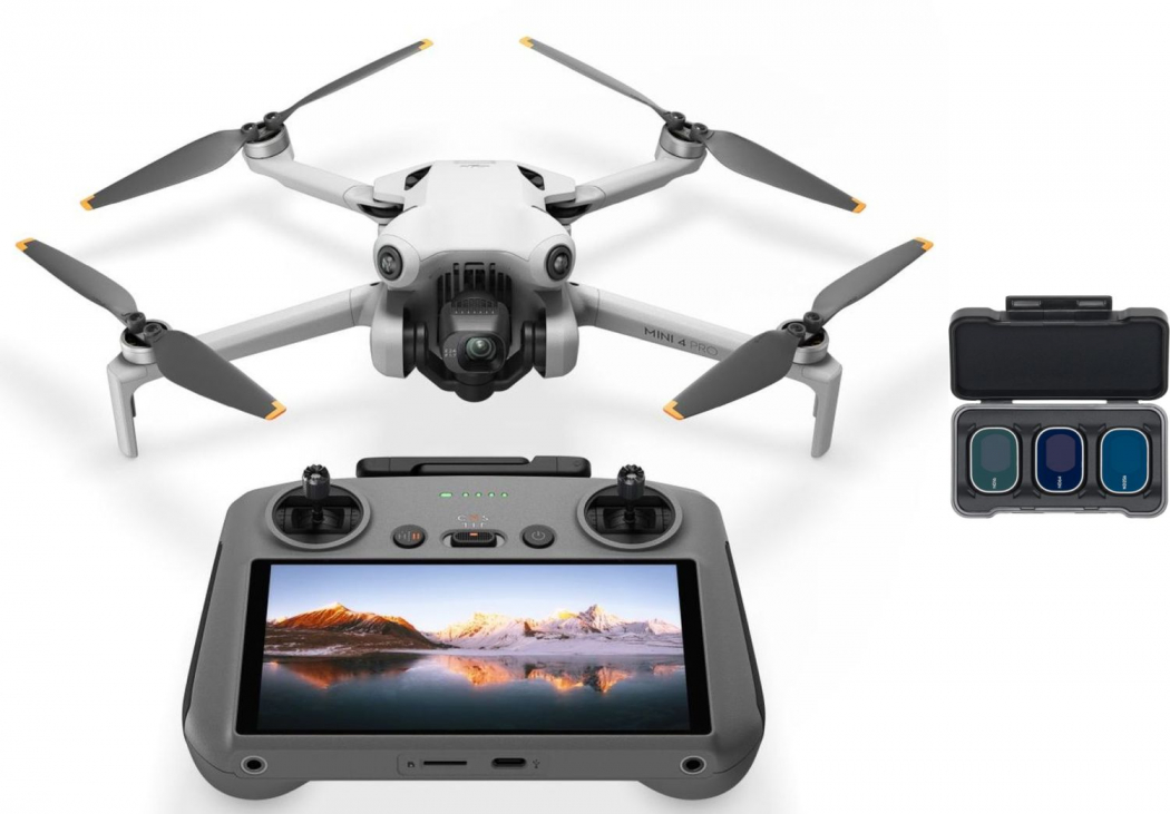 DJI Mini 4 Pro + RC 2 + ND Filterset (ND16/64/256)