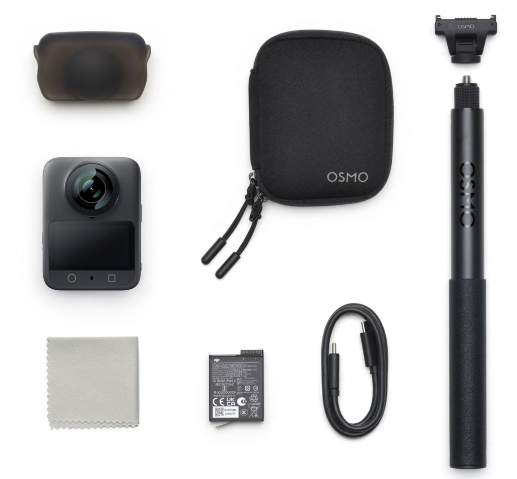 DJI Osmo 360 Standard Combo + 120cm Invisible Selfie Stick Kit