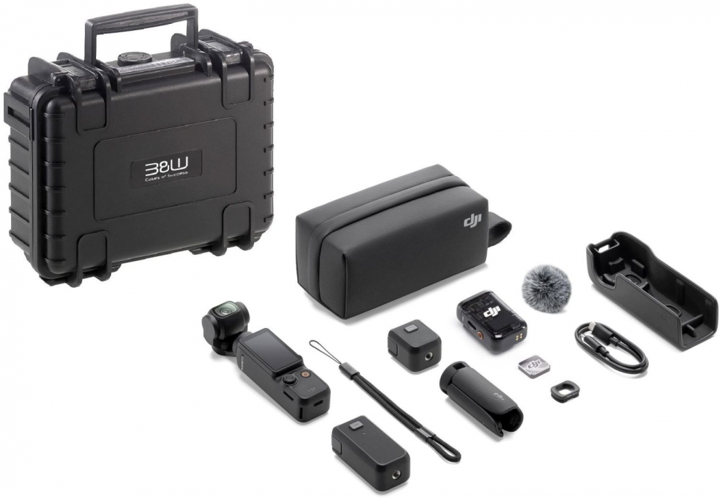 DJI Osmo Pocket 3 Creator Combo + B&W Case Schwarz