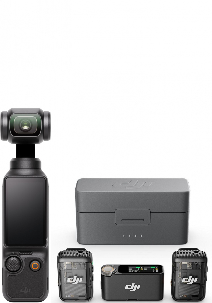 DJI Osmo Pocket 3 + DJI MIC 2 (2 TX + 1 RX + Charging Case)