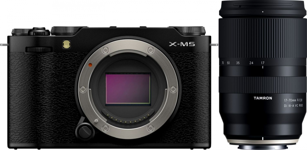 Fujifilm X-M5 Gehäuse Schwarz + Tamron 17-70mm f2,8 Fuji X - abzgl. 50,00€ Tamron Sofortrabatt-Aktion