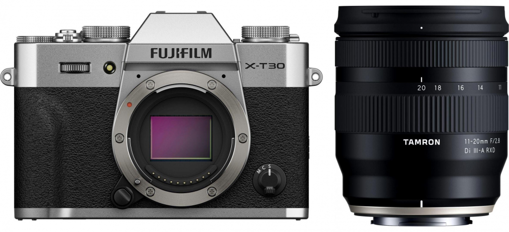 Fujifilm X-T30 III Silber + Tamron 11-20mm f2,8 Di III-A VC RXD