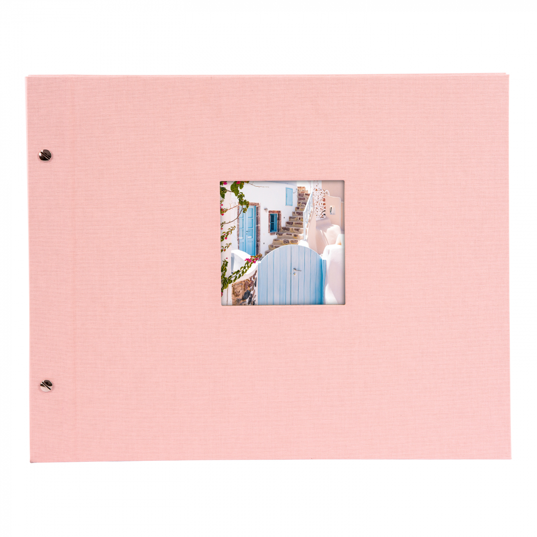 Goldbuch 28522 Bella Vista 39x31cm rosé schwarze Seiten