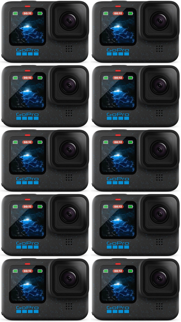 GoPro HERO12 Black 10er Pack - abzgl. 700,00€ GoPro Winter Sofortrabatt