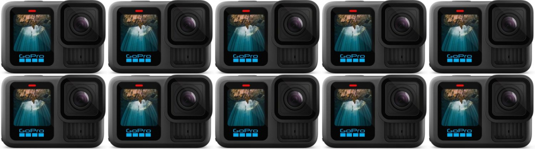 GoPro HERO13 Black 10er Pack - nach 1000 EUR GoPro Winter Sofortrabatt