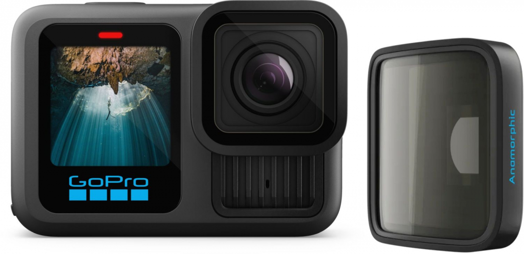 GoPro HERO13 Black + Anamorphic Lens Mod