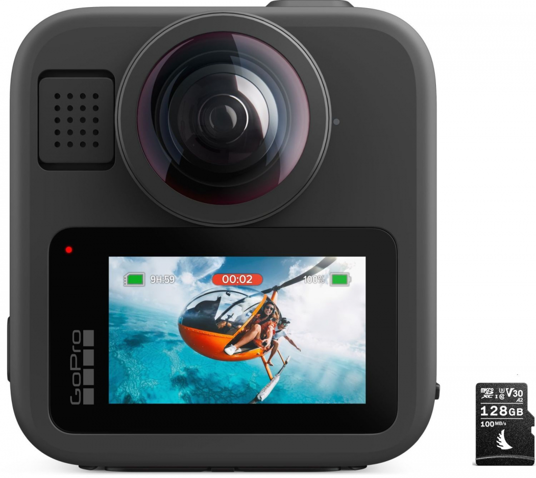 GoPro MAX2 + Angelbird AV PRO 128GB 100MB/s
