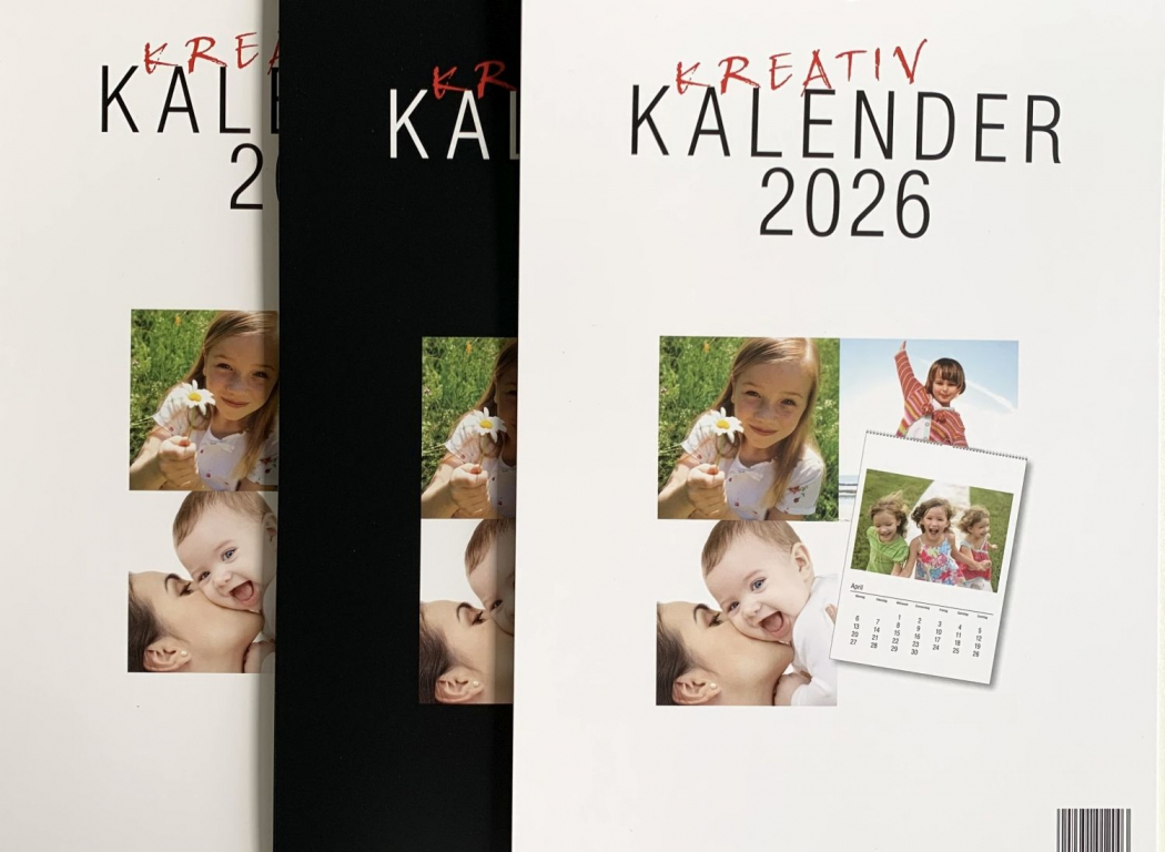 Kalender 2026 20x30 zum Selbsgestalten 3er Pack