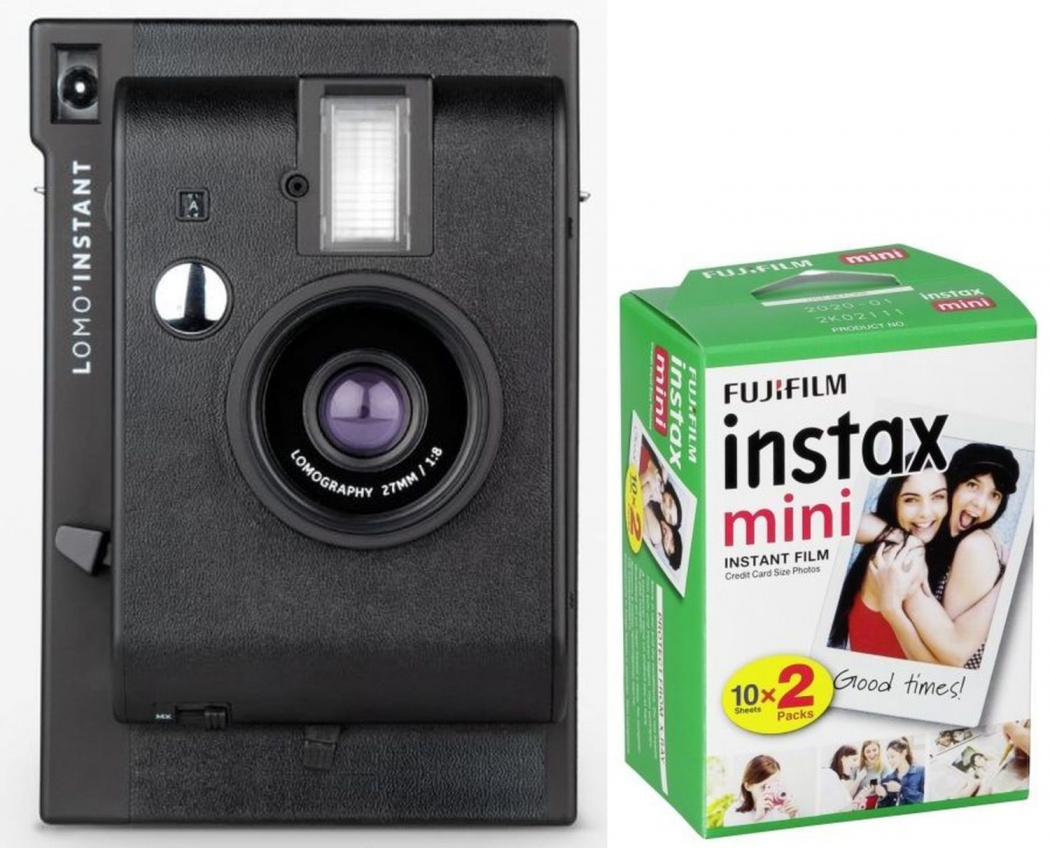 Lomography Lomo'Instant Mini Black + Instax Mini Film DP