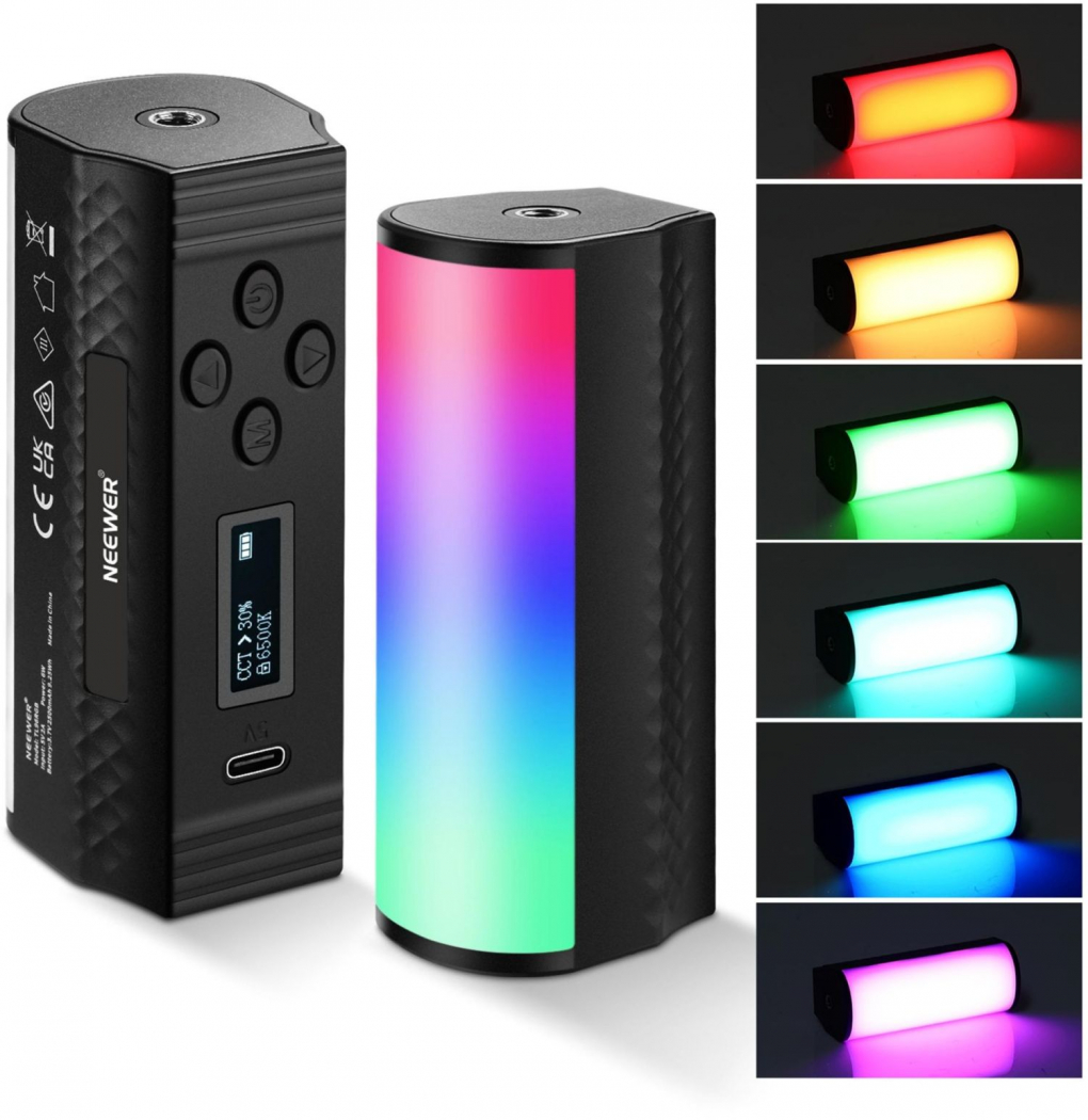 NEEWER TL96 RGB LED Mini-Stablicht, magnetisch