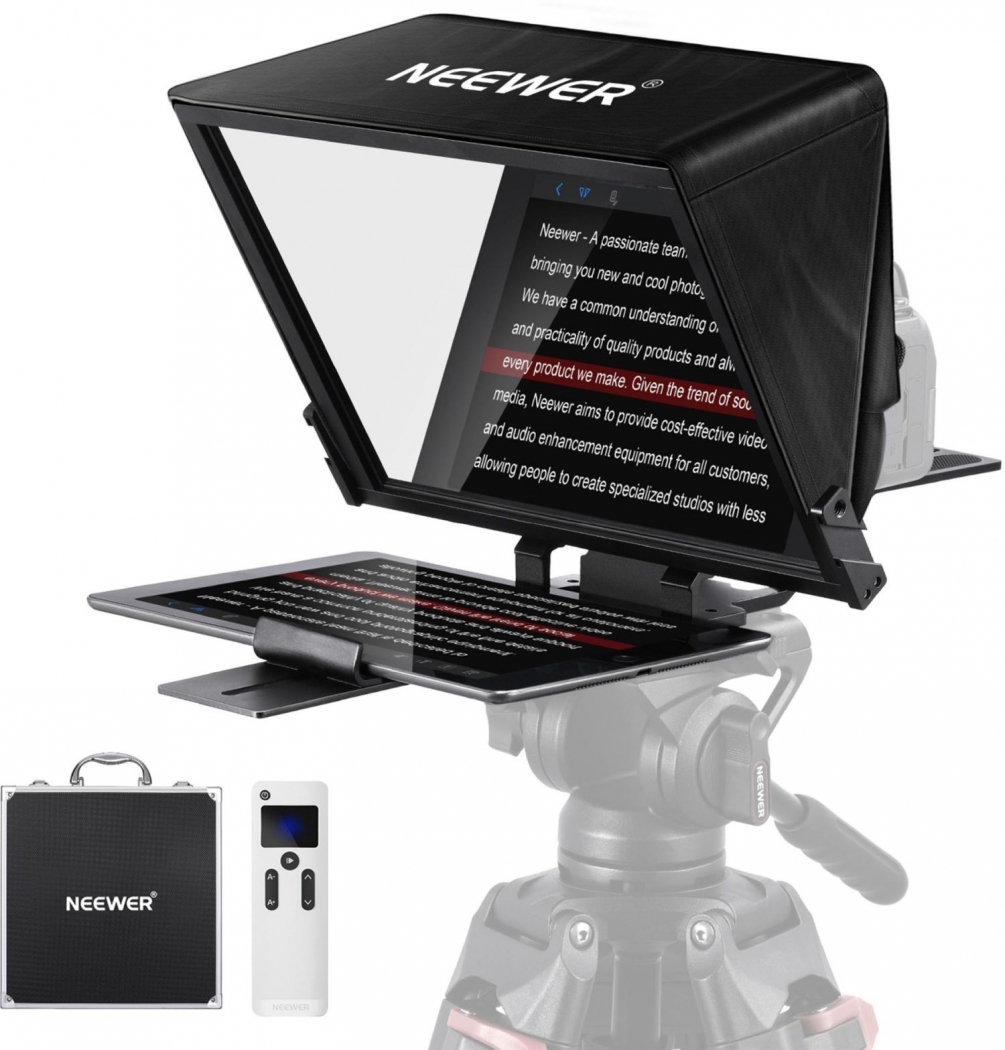 NEEWER X14 Pro 14“ Teleprompter mit Fernbedienung und Case