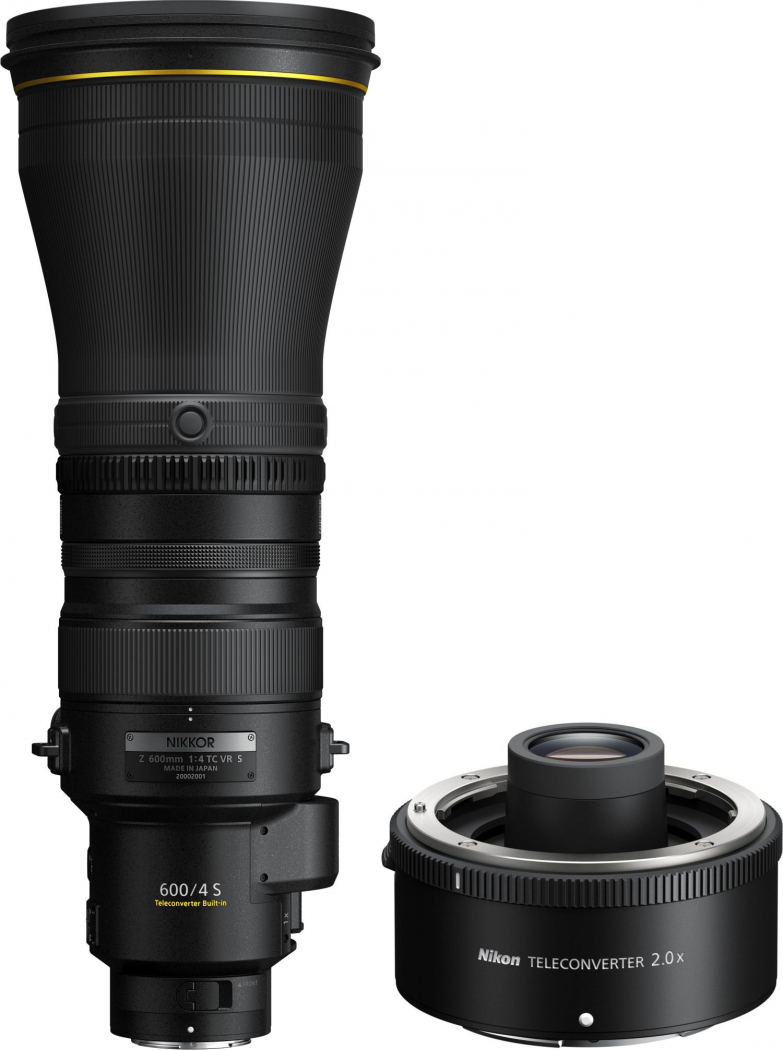 Nikon Z 600mm f4 TC VR S + Telekonverter 2x - nach 1000 EUR Nikon Winter-Sofortrabatt-Aktion