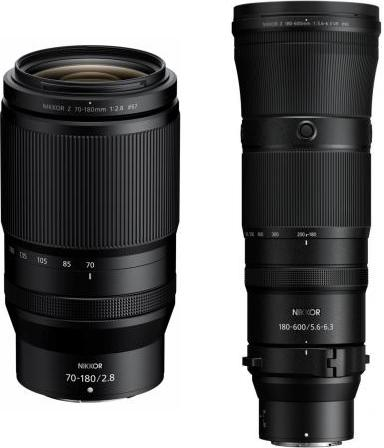 Nikon Nikkor Z 70-180mm f2,8 + 180-600mm f5,6-6,3