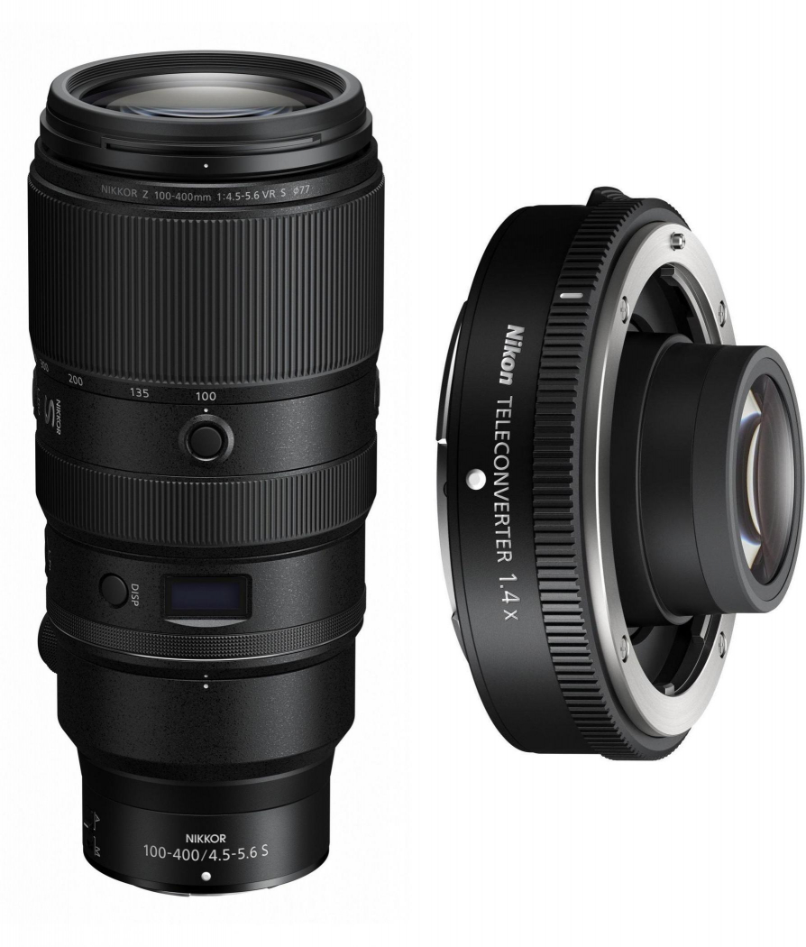 Nikon Z 100-400mm f4,5-5,6 VR S + Telekonverter 1,4x - nach 300 EUR Nikon Sofortrabatt-Aktion