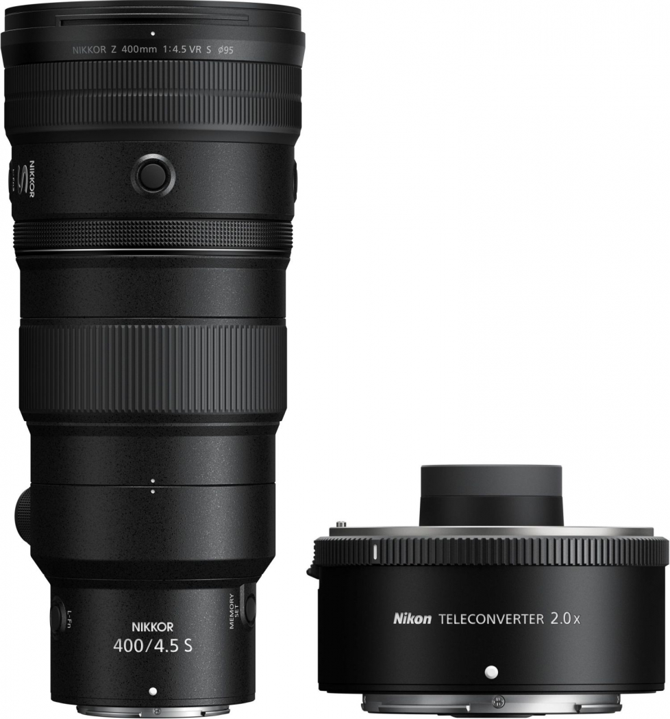 Nikon Z 400mm f4,5 VR S + Telekonverter 2x - nach 300 EUR Nikon Winter-Sofortrabatt-Aktion