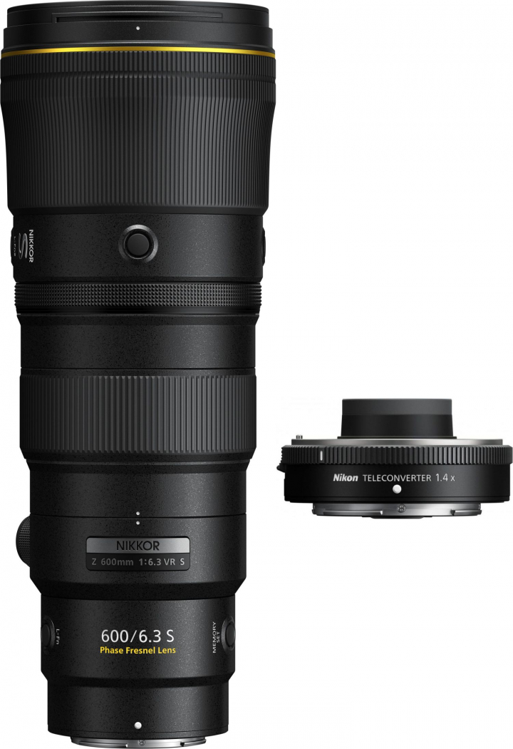 Nikon Z 600mm f6,3 PF VR S + Telekonverter 1,4x - nach 800 EUR Nikon Winter-Sofortrabatt-Aktion