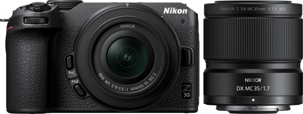 Nikon Z30 + Nikkor Z DX 16-50mm + Nikkor Z DX 35mm f1,7 Makro - Dealpreis - nach 150 EUR Nikon Winter-Sofortrabatt-Aktion