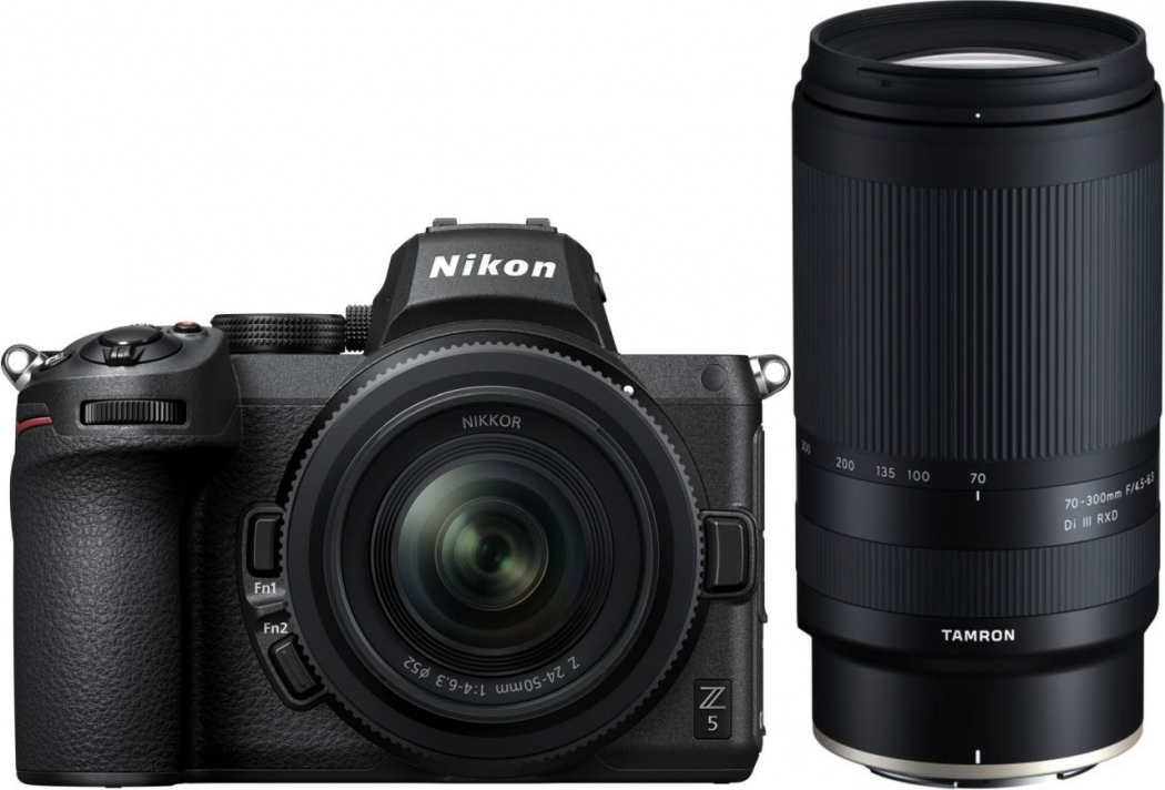 Nikon Z5 + 24-50mm f4,0-6,3 + Tamron 70-300mm f4,5-6,3 - abzgl. 50,00€ Tamron Sofortrabatt-Aktion