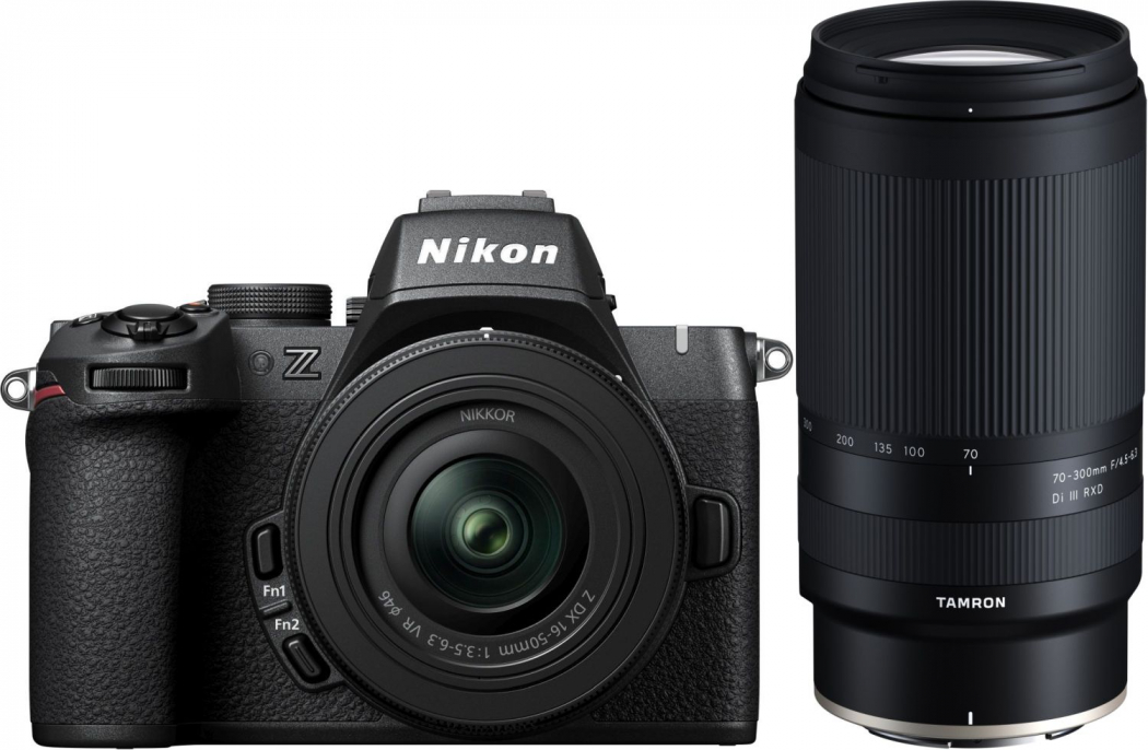 Nikon Z50II + 16-50mm f3,5-6,3 + Tamron 70-300mm f4,5-6,3 - Dealpreis - nach 50 EUR Tamron Sofortrabatt-Aktion - nach 50 EUR Nikon Winter-Sofortrabatt-Aktion