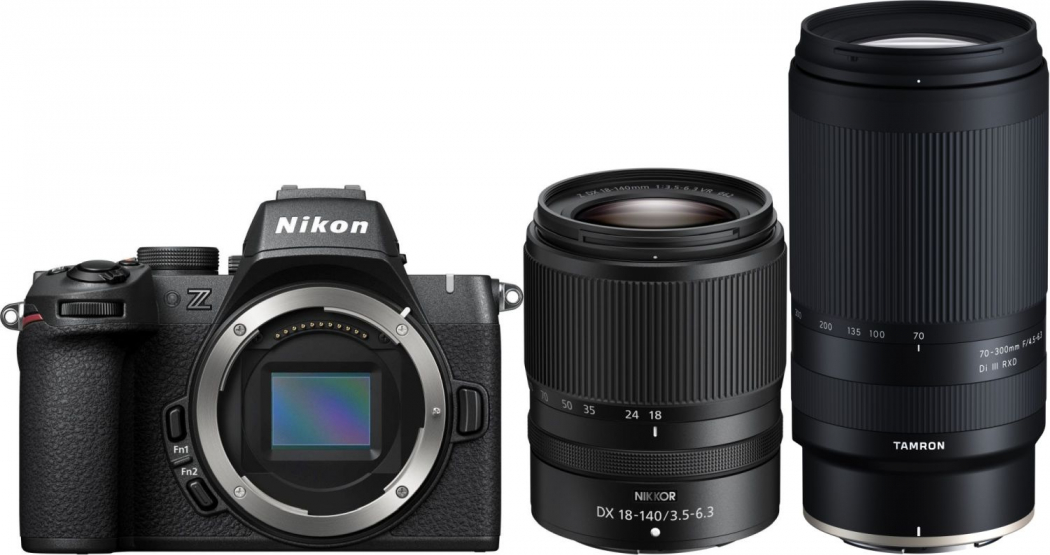 Nikon Z50II + 18-140mm f3,5-6,3 + Tamron 70-300mm f4,5-6,3 - Dealpreis - nach 50 EUR Tamron Sofortrabatt-Aktion - nach 100 EUR Nikon Winter-Sofortrabatt-Aktion